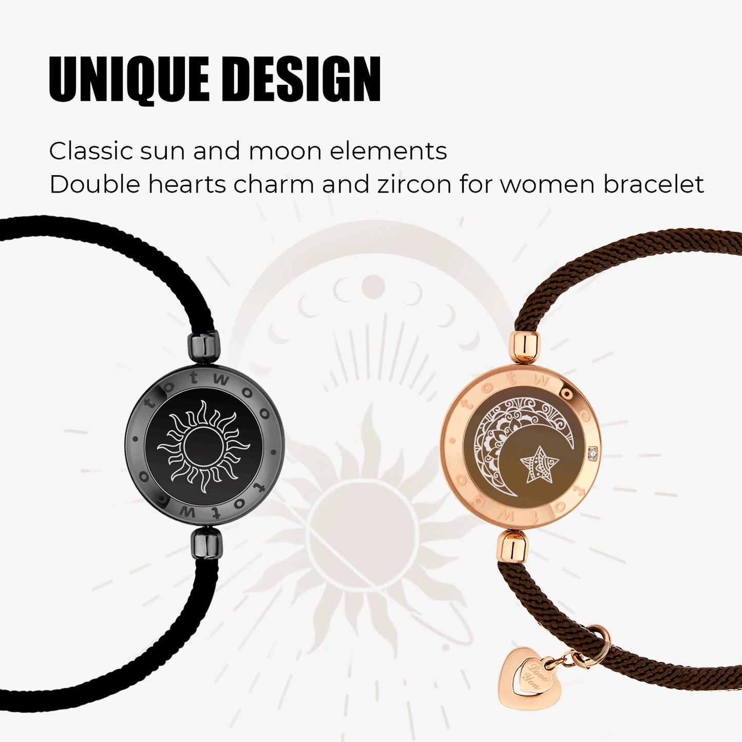 Sun & Moon Touch Love Bracelets