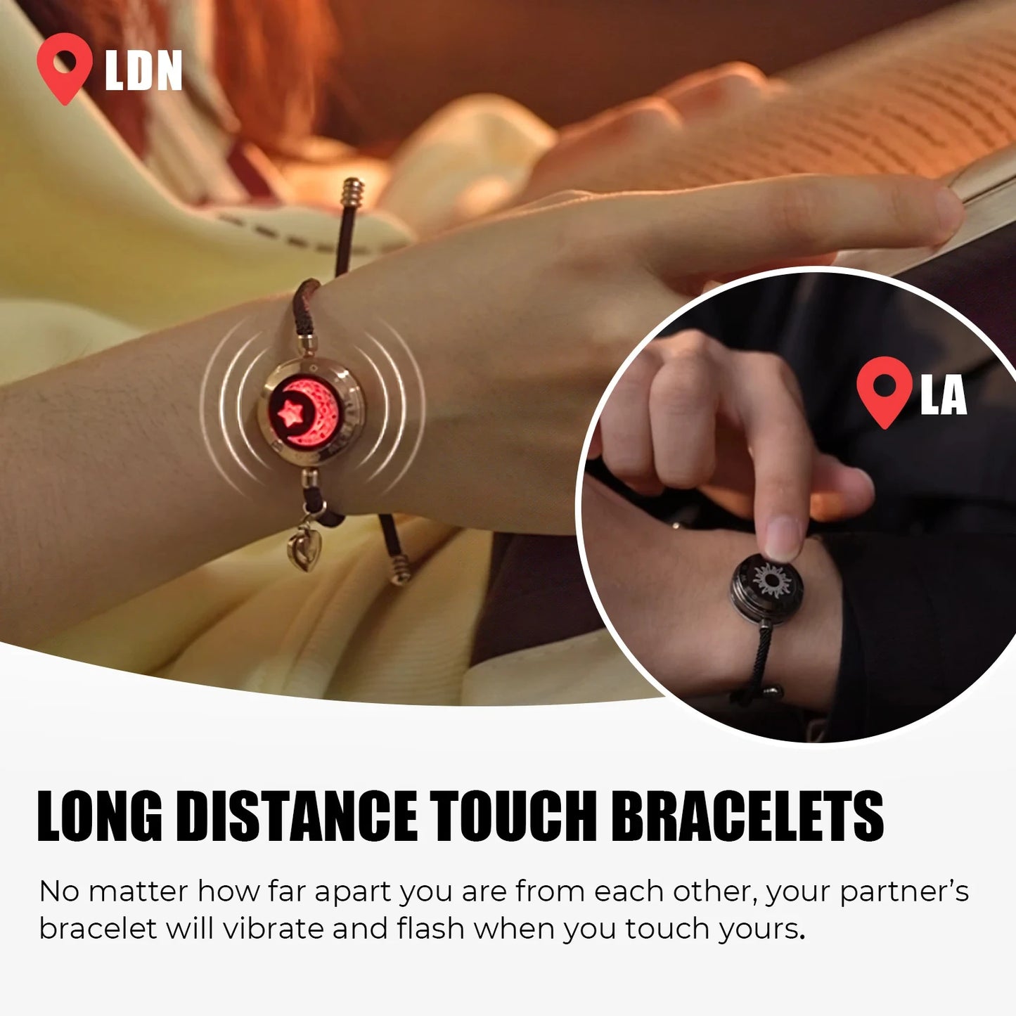 Sun & Moon Touch Love Bracelets