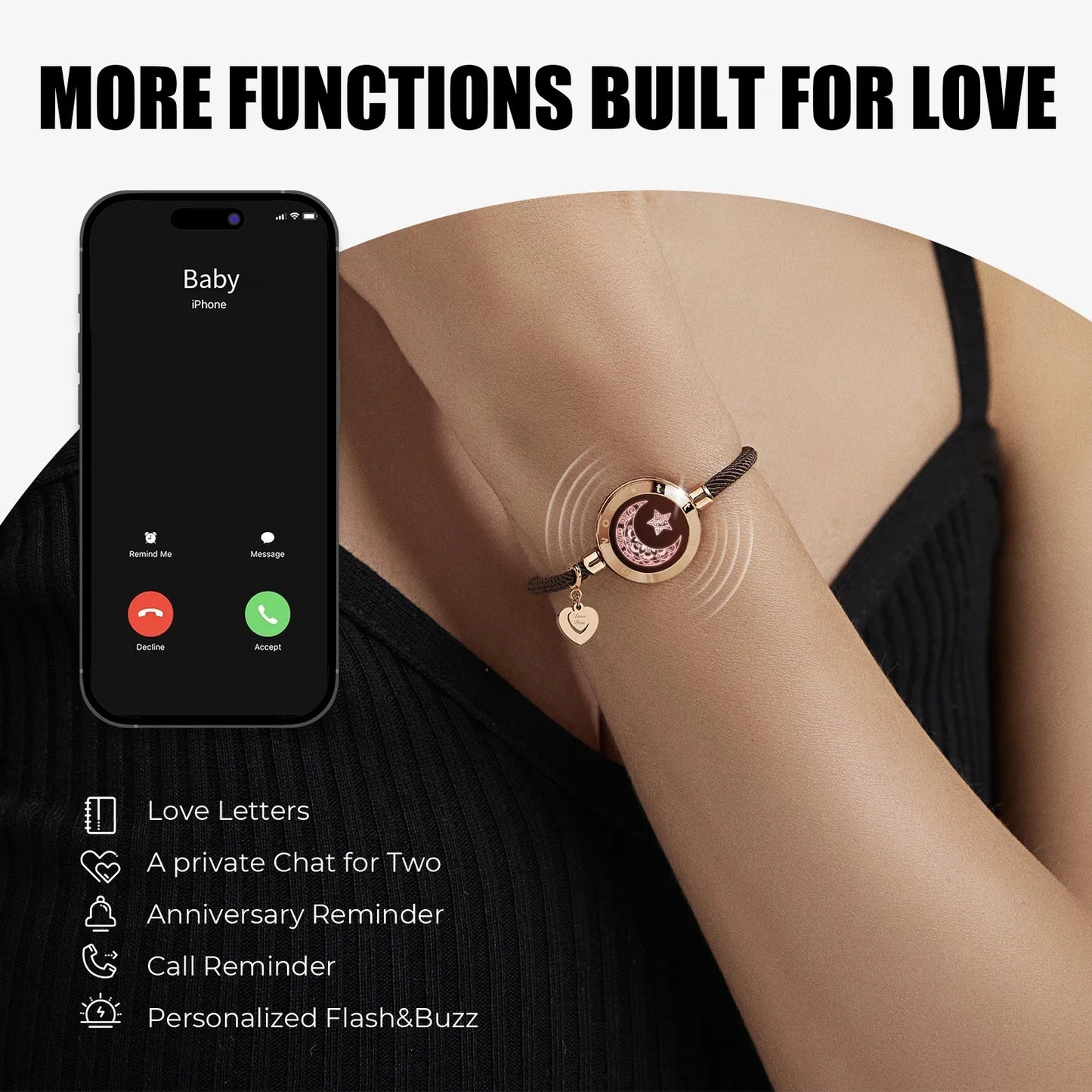 Sun & Moon Touch Love Bracelets