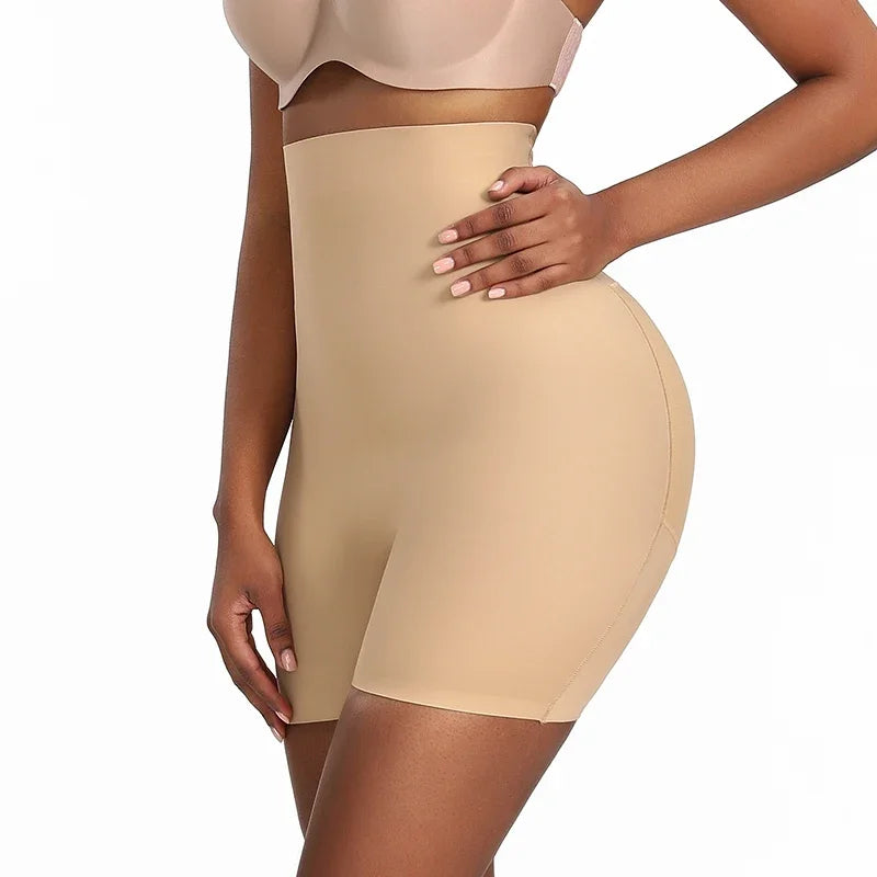 Stay-In-Place Seamless Shaper Short