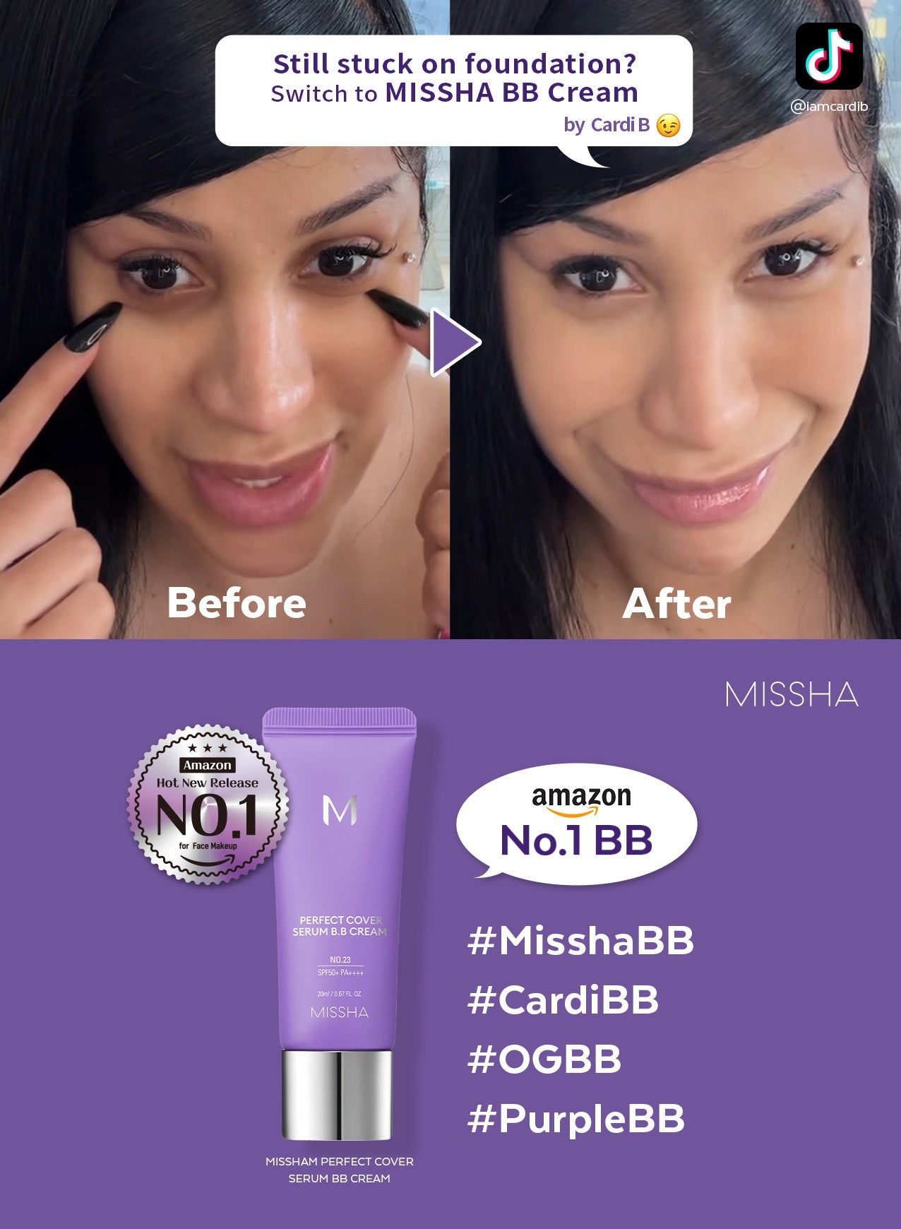 Cardi B's Pick:Perfect Cover Serum BB Cream