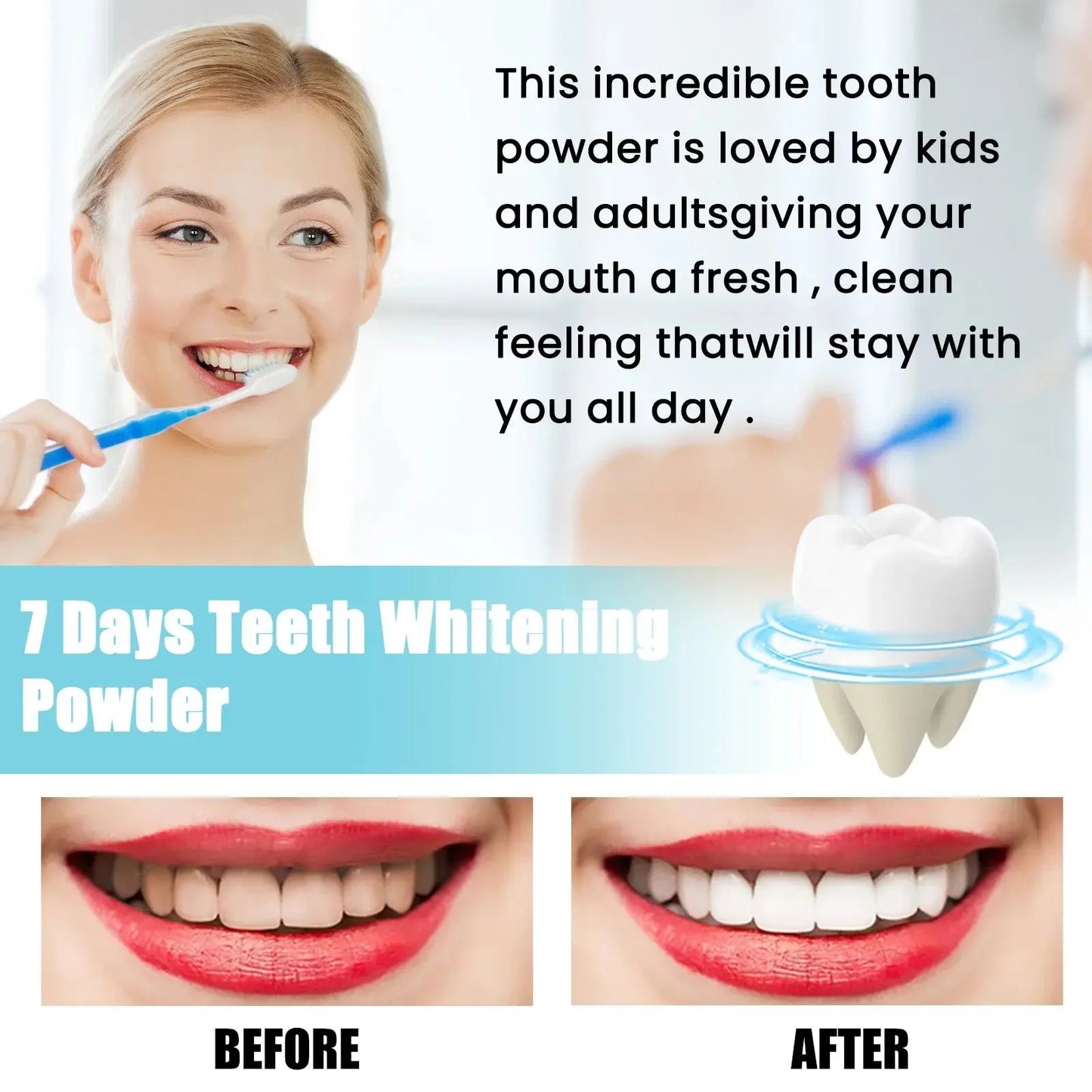 7 day Teeth Whitening Powder