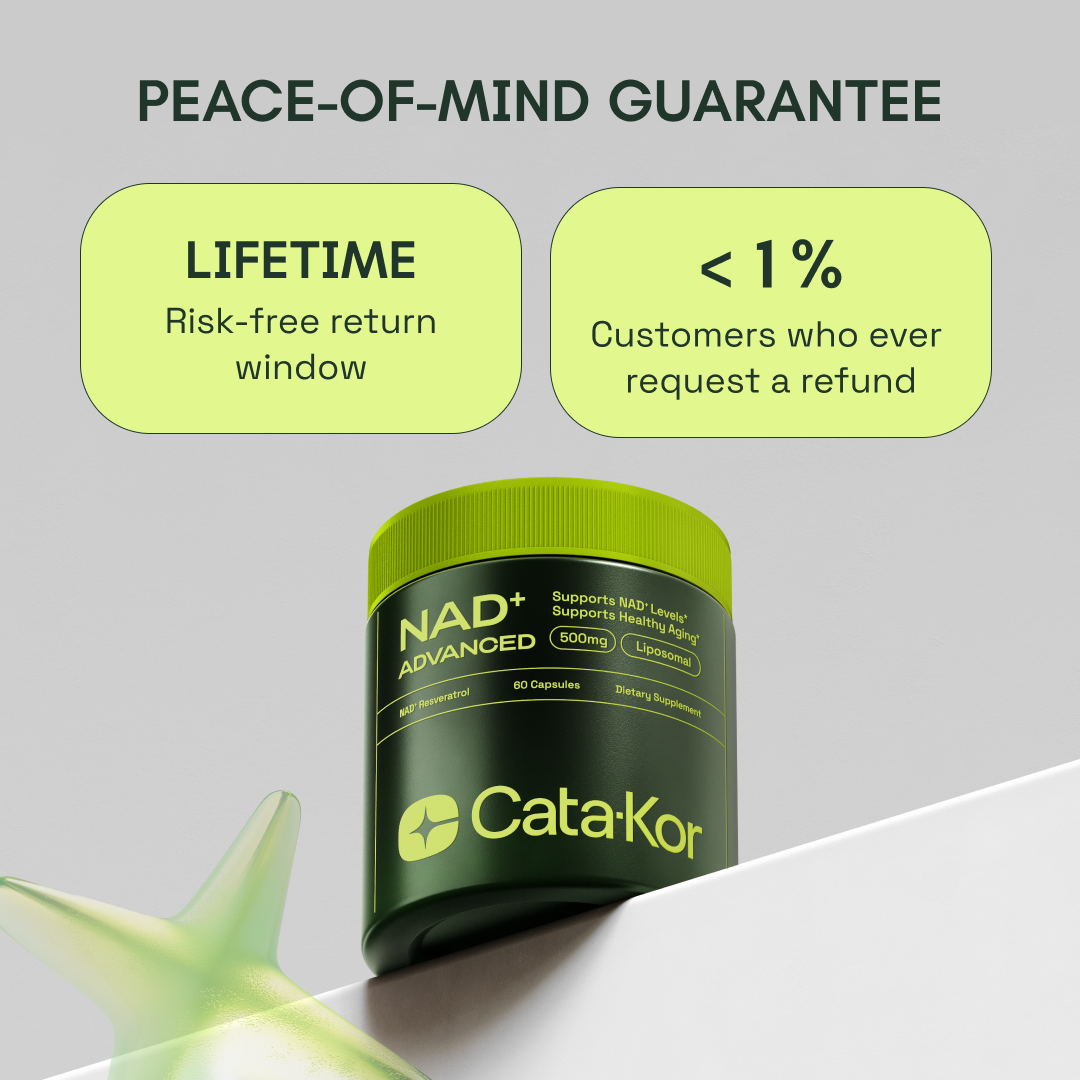 Cata-Kor NAD+ Advanced - NAD Supplement with Resveratrol 500MG