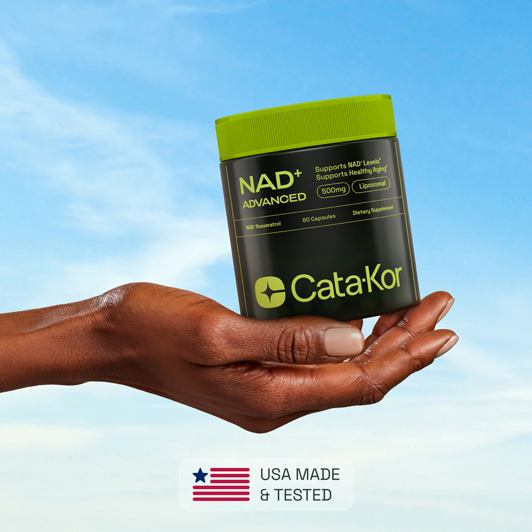 Cata-Kor NAD+ Advanced - NAD Supplement with Resveratrol 500MG