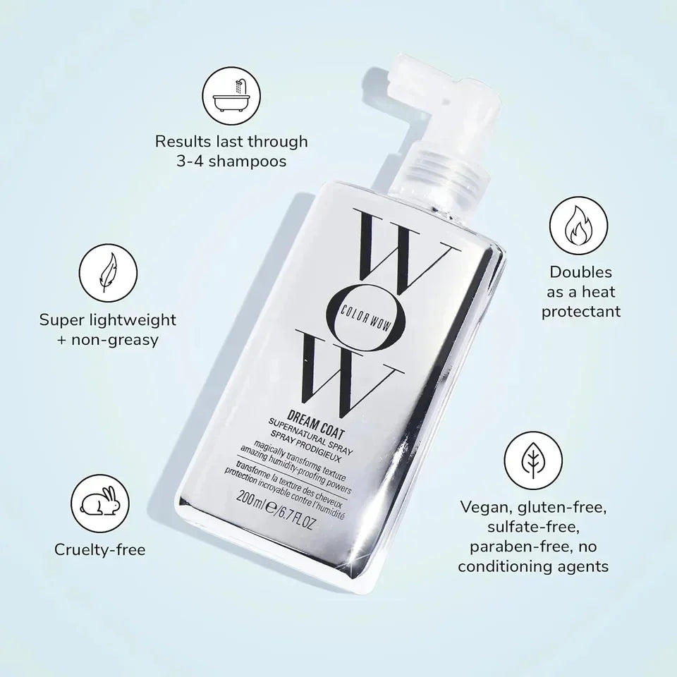 Haircare Color Wow Spray Brillance Cheveux Dream Coat