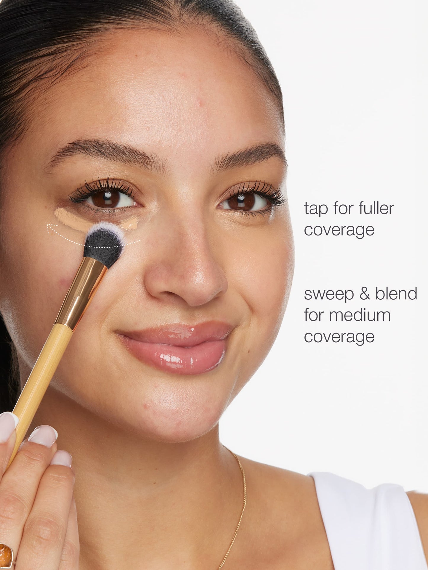 Concealer paw brush